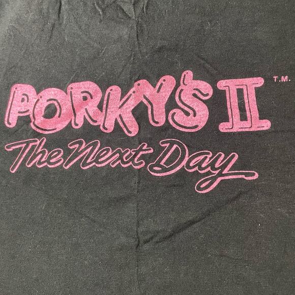 Vintage 1983 Porky's 2 The Next Day Film Promo T-Shirt Single Stitch USA Large - Picture 5 of 10